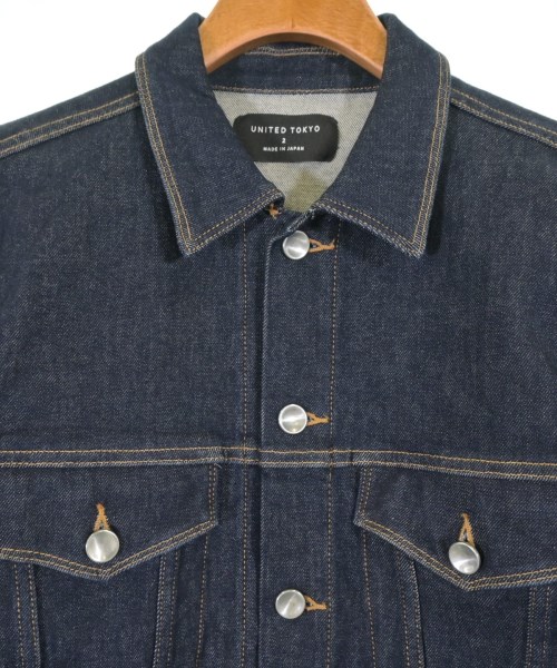 UNITED TOKYO（ユナイテッドトウキョウ）デニムジャケット 紺 サイズ:2(M位) メンズ/2200621962123