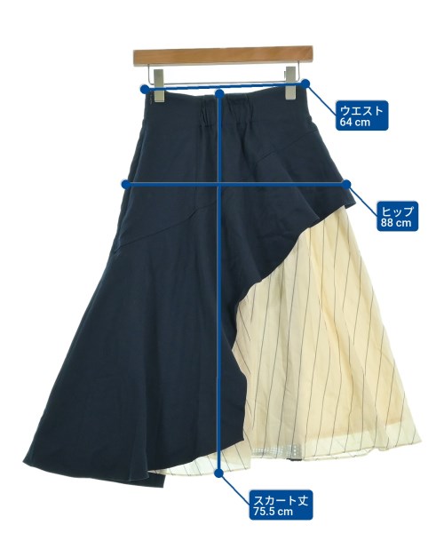 UNITED TOKYO（ユナイテッドトウキョウ）ロング・マキシ丈スカート 紺 サイズ:2(M位) レディース/2200622706016