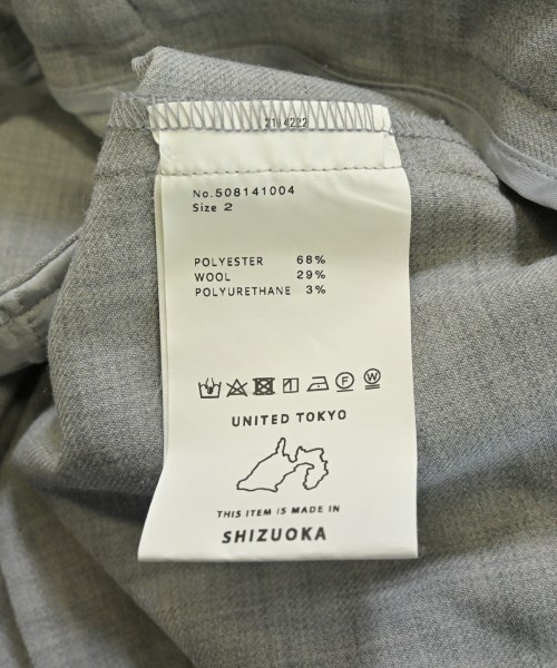 UNITED TOKYO（ユナイテッドトウキョウ）スラックス グレー サイズ:2(M位) レディース/2200631857013