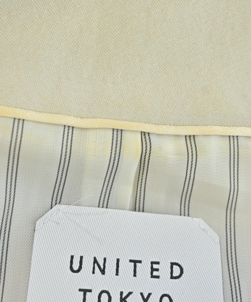 UNITED TOKYO（ユナイテッドトウキョウ）ノーカラージャケット 白 サイズ:2(M位) レディース/2200628229014