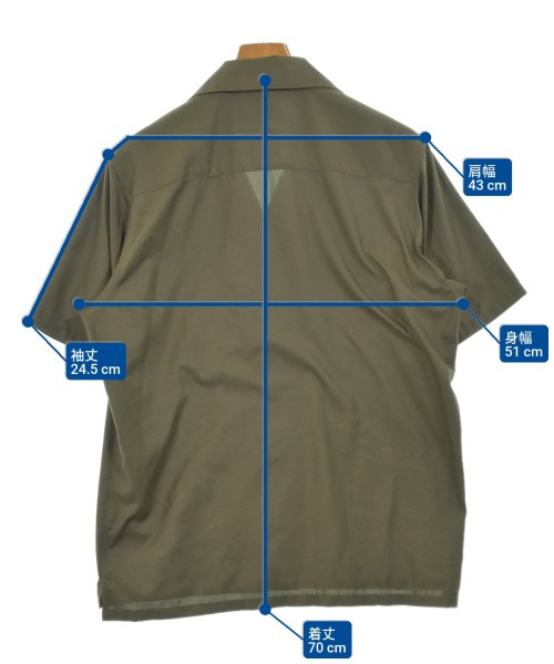 UNITED TOKYO（ユナイテッドトウキョウ）カジュアルシャツ カーキ サイズ:1(S位) メンズ/2200643219069