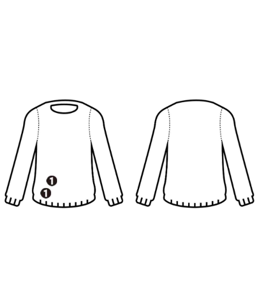 UNITED TOKYO（ユナイテッドトウキョウ）ニット・セーター オレンジ サイズ:2(M位) メンズ/2200643286023