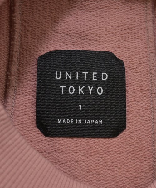 UNITED TOKYO（ユナイテッドトウキョウ）スウェット ピンク サイズ:1(S位) メンズ/2200644869010