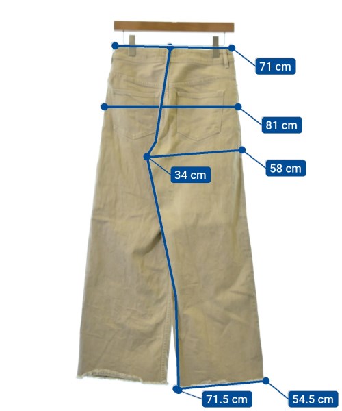 UNITED TOKYO（ユナイテッドトウキョウ）デニムパンツ ベージュ サイズ:3(L位) メンズ/2200552580021