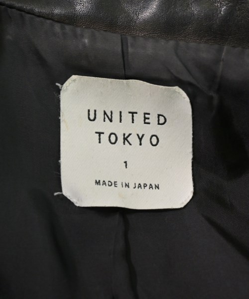 UNITED TOKYO（ユナイテッドトウキョウ）ライダース 黒 サイズ:1(S位) メンズ/2200614562033
