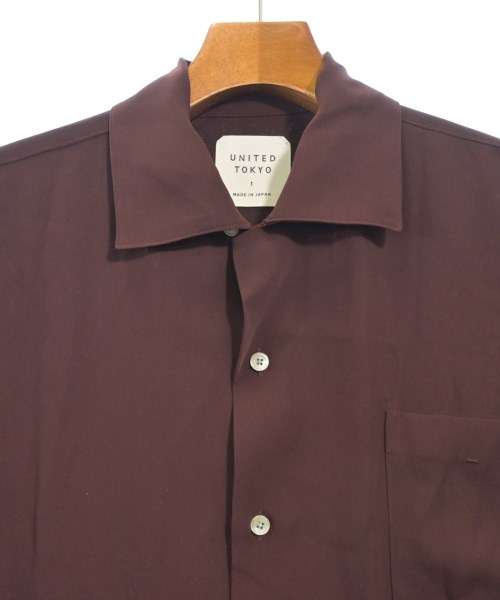 UNITED TOKYO（ユナイテッドトウキョウ）カジュアルシャツ 茶 サイズ:1(S位) メンズ/2200616749043