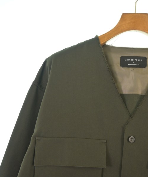 UNITED TOKYO（ユナイテッドトウキョウ）カジュアルシャツ カーキ サイズ:2(M位) メンズ/2200620340038