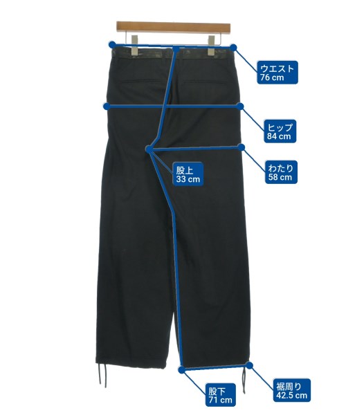 UNITED TOKYO（ユナイテッドトウキョウ）スラックス 黒 サイズ:1(S位) メンズ/2200628082022