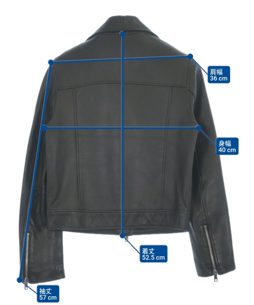 UNITED TOKYO（ユナイテッドトウキョウ）ライダース 黒 サイズ:1(S位) レディース/2200628365019