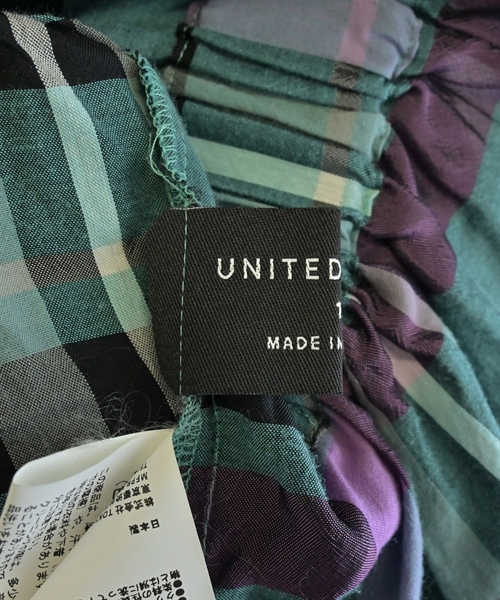 UNITED TOKYO（ユナイテッドトウキョウ）ブラウス 緑 サイズ:1(S位) レディース/2200628683649