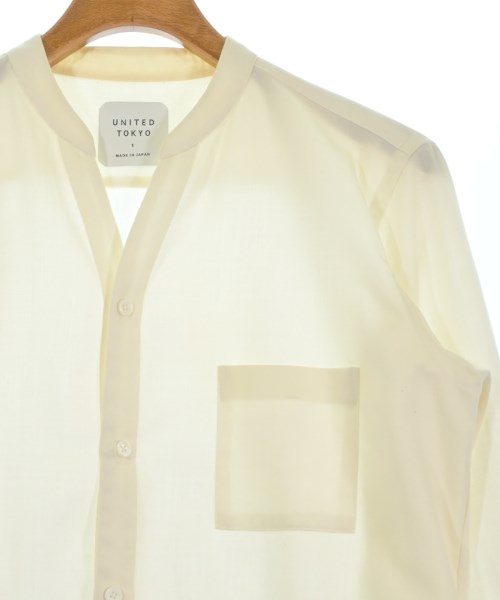 UNITED TOKYO（ユナイテッドトウキョウ）カジュアルシャツ 白 サイズ:1(S位) メンズ/2200629457133