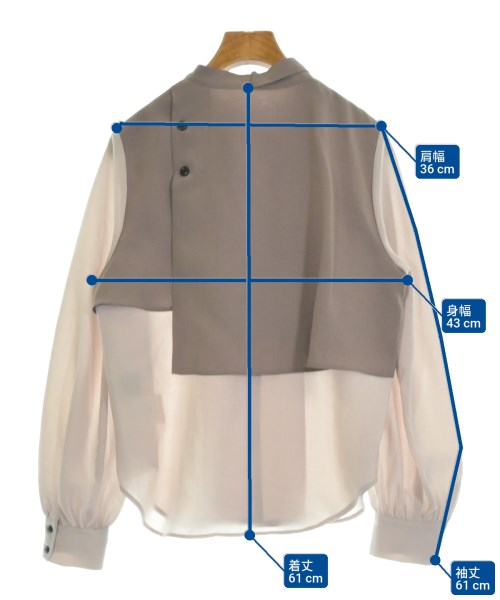 UNITED TOKYO（ユナイテッドトウキョウ）ブラウス ベージュ サイズ:0(XS位) レディース/2200616215036