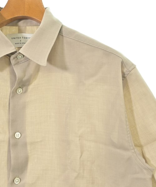 UNITED TOKYO（ユナイテッドトウキョウ）カジュアルシャツ ベージュ サイズ:2(M位) メンズ/2200629997042