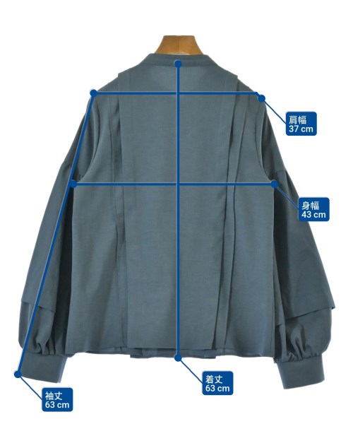 UNITED TOKYO（ユナイテッドトウキョウ）ブラウス 青 サイズ:F レディース/2200631867012