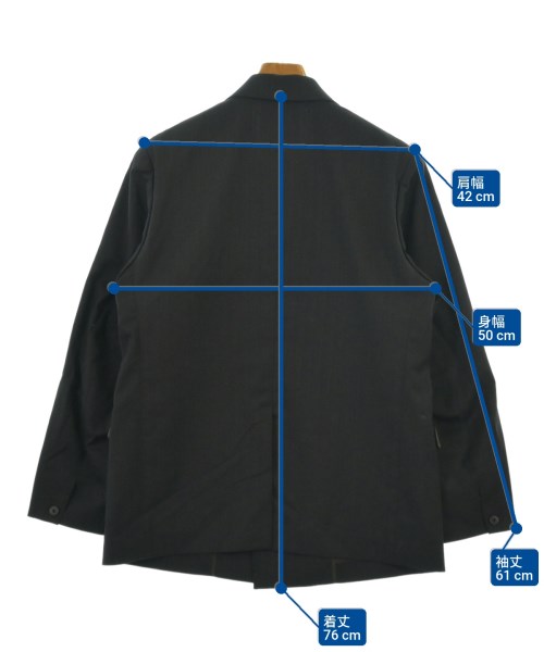 UNITED TOKYO（ユナイテッドトウキョウ）テーラードジャケット 黒 サイズ:1(S位) メンズ/2200610363016