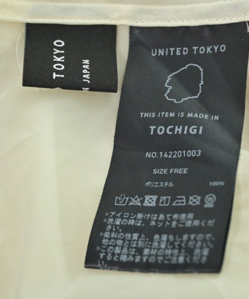 UNITED TOKYO（ユナイテッドトウキョウ）カジュアルシャツ 白 サイズ:FREE レディース/2200609230046