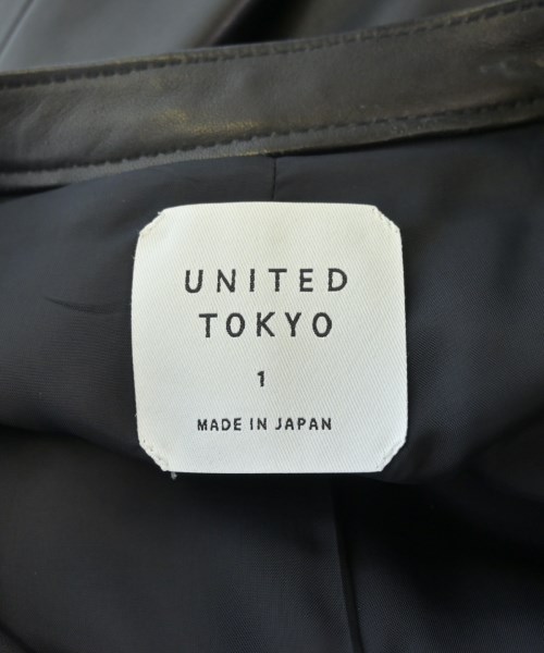UNITED TOKYO（ユナイテッドトウキョウ）ライダース 黒 サイズ:1(S位) メンズ/2200611931160