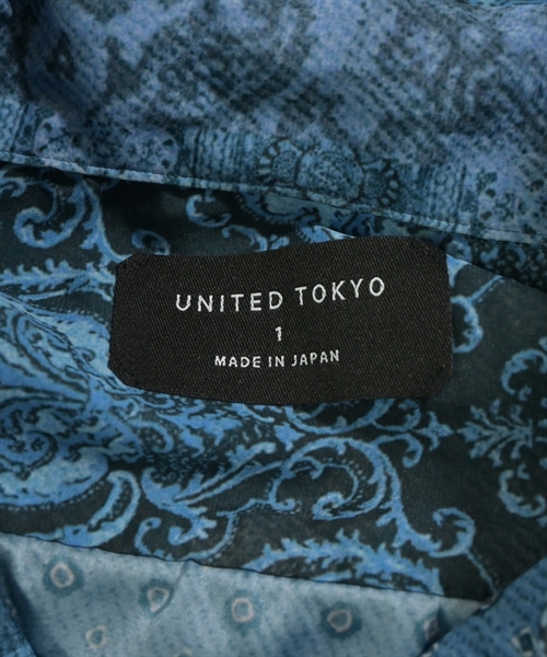 UNITED TOKYO（ユナイテッドトウキョウ）カジュアルシャツ 青 サイズ:1(S位) メンズ/2200607911077