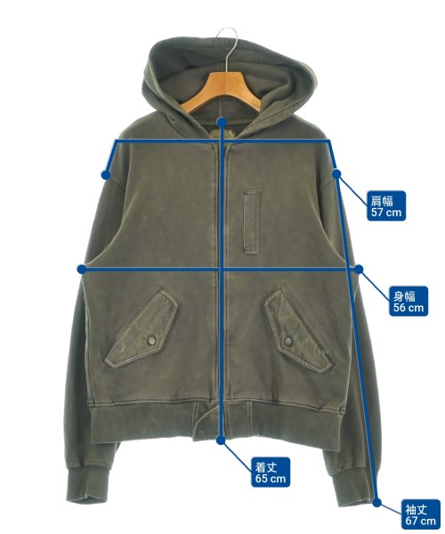 UNITED TOKYO（ユナイテッドトウキョウ）パーカー グレー サイズ:2(M位) メンズ/2200616946053