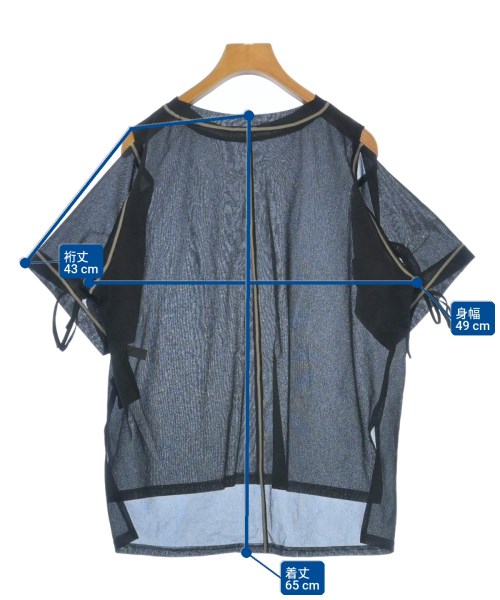 PUBLIC TOKYO（パブリック　トウキョウ）Tシャツ・カットソー 黒 サイズ:F レディース/2200617443032