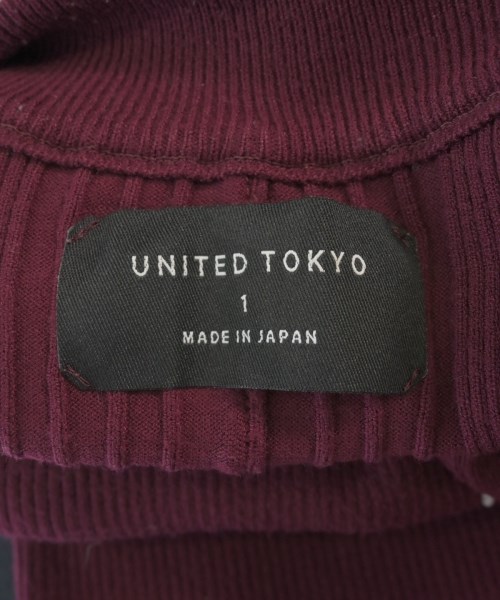UNITED TOKYO（ユナイテッドトウキョウ）ニット・セーター 赤 サイズ:1(S位) レディース/2200611533081