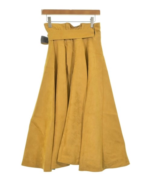 UNITED TOKYO（ユナイテッドトウキョウ）ロング・マキシ丈スカート 黄 サイズ:1(S位) レディース/2200619686116