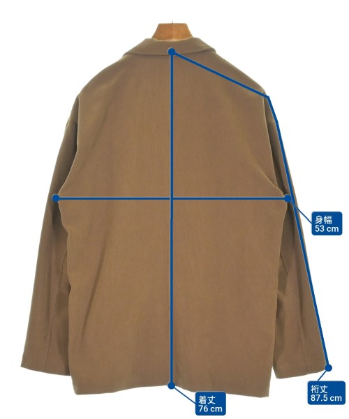 UNITED TOKYO（ユナイテッドトウキョウ）テーラードジャケット 茶 サイズ:3(L位) メンズ/2200619031329