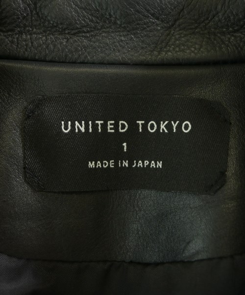 UNITED TOKYO（ユナイテッドトウキョウ）ライダース 黒 サイズ:1(S位) レディース/2200605521056