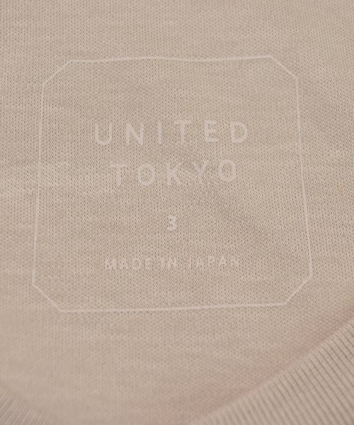 UNITED TOKYO（ユナイテッドトウキョウ）Tシャツ・カットソー ベージュ サイズ:3(L位) メンズ/2200672872075