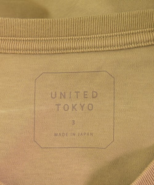 UNITED TOKYO（ユナイテッドトウキョウ）Tシャツ・カットソー ベージュ サイズ:3(L位) メンズ/2200672872082