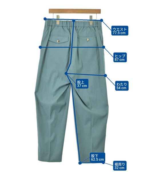 UNITED TOKYO（ユナイテッドトウキョウ）スラックス 緑 サイズ:3(L位) メンズ/2200673101075