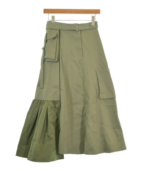 UNITED TOKYO(ユナイテッドトウキョウ)ロング・マキシ丈スカート カーキ サイズ:1(S位)/2200674024021
