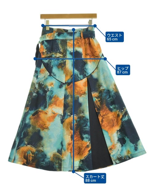 UNITED TOKYO（ユナイテッドトウキョウ）ロング・マキシ丈スカート 青 サイズ:3(L位) レディース/2200668553094