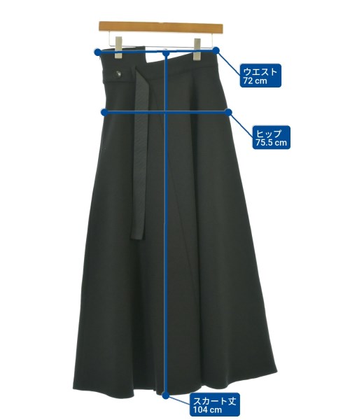 UNITED TOKYO（ユナイテッドトウキョウ）ロング・マキシ丈スカート 黒 サイズ:2(M位) レディース/2200668553100