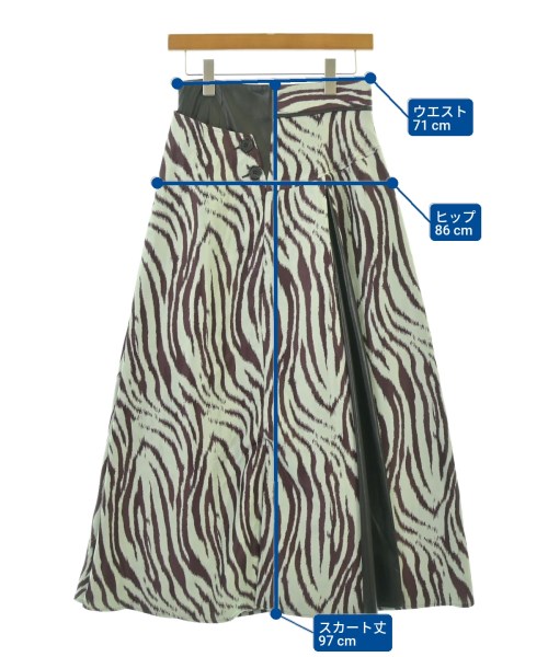 UNITED TOKYO（ユナイテッドトウキョウ）ロング・マキシ丈スカート グレー サイズ:2(M位) レディース/2200668553124