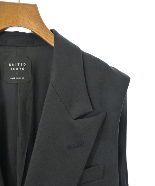 UNITED TOKYO（ユナイテッドトウキョウ）カジュアルジャケット 黒 サイズ:1(S位) レディース/2200670553020