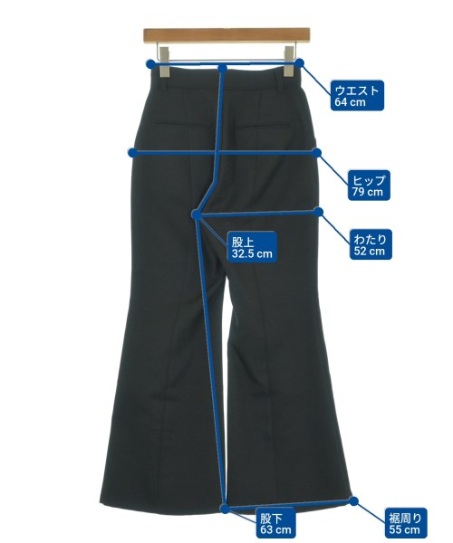 UNITED TOKYO（ユナイテッドトウキョウ）スラックス 黒 サイズ:1(S位) レディース/2200670553204