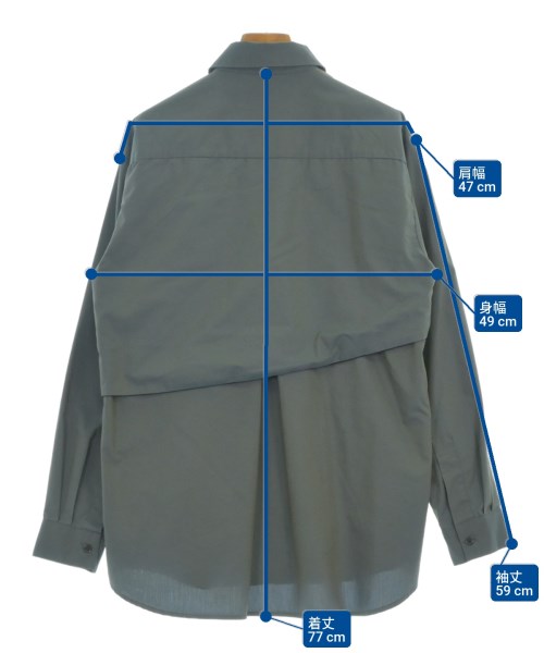 UNITED TOKYO（ユナイテッドトウキョウ）カジュアルシャツ 青 サイズ:2(M位) メンズ/2200675475075