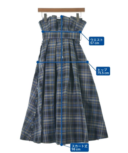 UNITED TOKYO（ユナイテッドトウキョウ）ロング・マキシ丈スカート 青 サイズ:1(S位) レディース/2200674104051