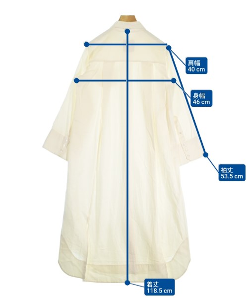 UNITED TOKYO（ユナイテッドトウキョウ）シャツワンピース 白 サイズ:F レディース/2200674692107