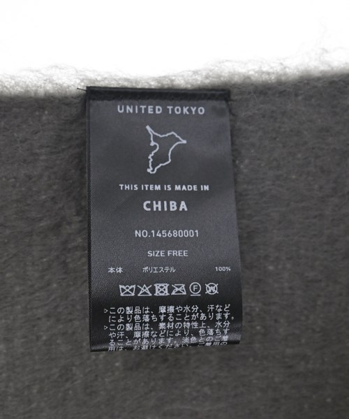 UNITED TOKYO（ユナイテッドトウキョウ）マフラー グレー サイズ:F メンズ/2200678789025