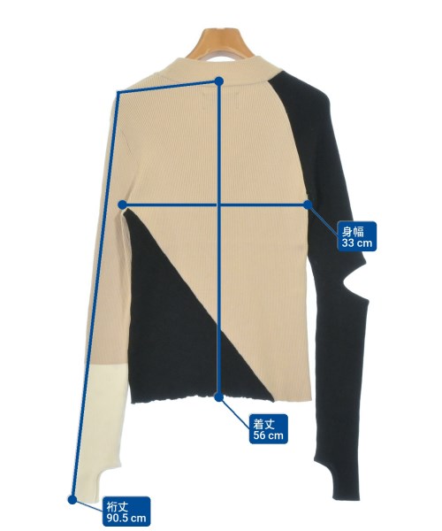 UNITED TOKYO（ユナイテッドトウキョウ）ニット・セーター ベージュ サイズ:F レディース/2200672818035