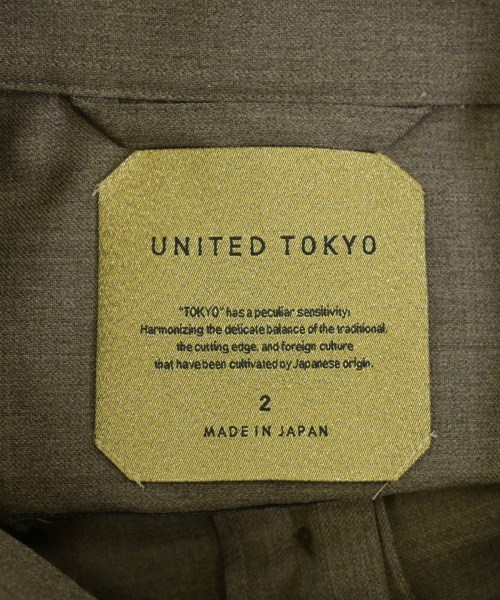 UNITED TOKYO（ユナイテッドトウキョウ）カジュアルシャツ 茶 サイズ:2(M位) メンズ/2200680678058