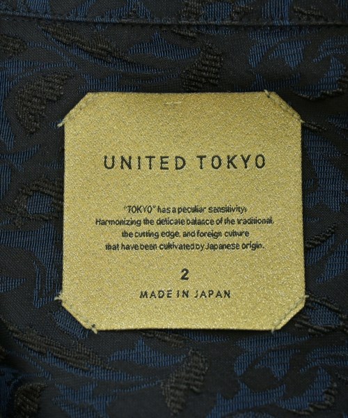 UNITED TOKYO（ユナイテッドトウキョウ）カジュアルシャツ 紺 サイズ:2(M位) メンズ/2200680678072