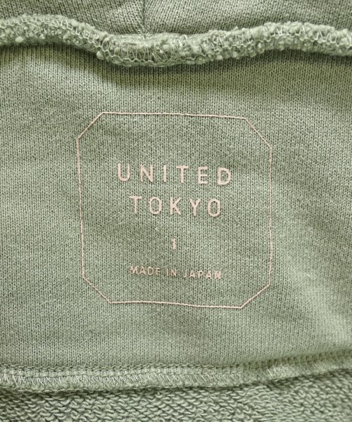 UNITED TOKYO（ユナイテッドトウキョウ）パーカー 緑 サイズ:1(S位) メンズ/2200687256068