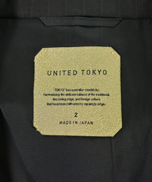 UNITED TOKYO（ユナイテッドトウキョウ）テーラードジャケット 黒 サイズ:2(M位) メンズ/2200697574022