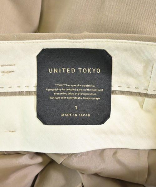UNITED TOKYO（ユナイテッドトウキョウ）スラックス ベージュ サイズ:1(S位) レディース/2200698080010