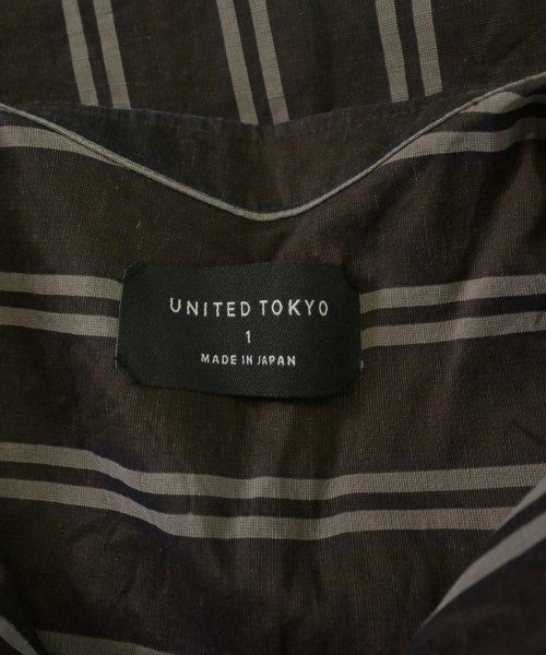UNITED TOKYO（ユナイテッドトウキョウ）カジュアルシャツ 茶 サイズ:1(S位) メンズ/2200699864091