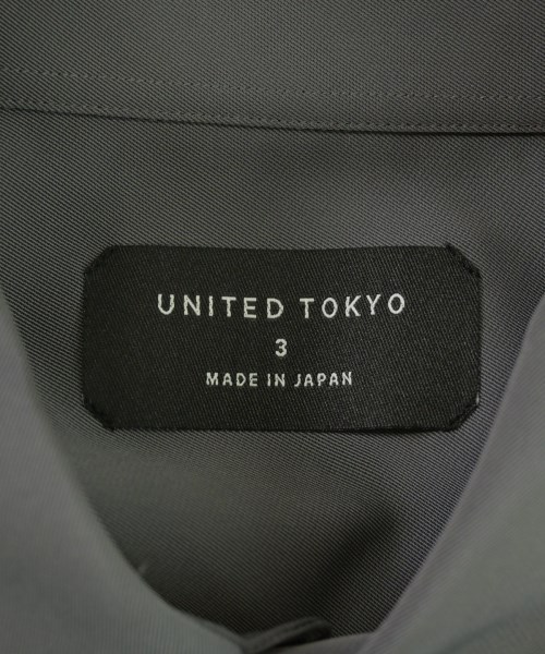 UNITED TOKYO（ユナイテッドトウキョウ）カジュアルシャツ グレー サイズ:3(L位) メンズ/2200696863417
