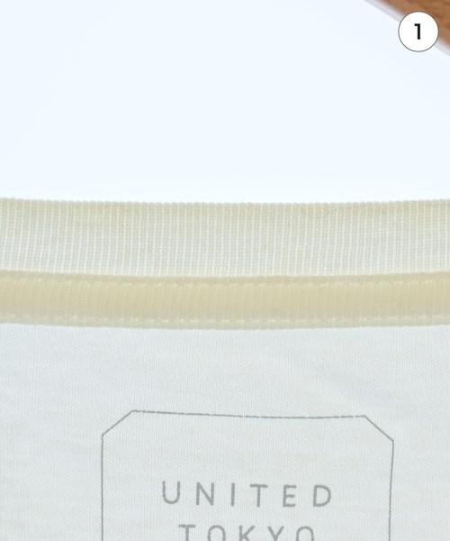 UNITED TOKYO（ユナイテッドトウキョウ）Tシャツ・カットソー 白 サイズ:3(L位) メンズ/2200698860629